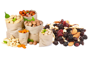 Сухофрукти та горіхи