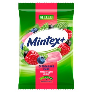 Mintex+ Berry зі смаком лісових ягід та ментолу, 140г