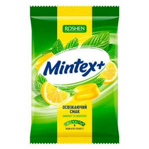 Mintex+ Lemon зі смаком лимону та ментолу, 140г