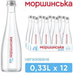 Моршинська Преміум 0.33л негазована Скло, упаковка 12шт