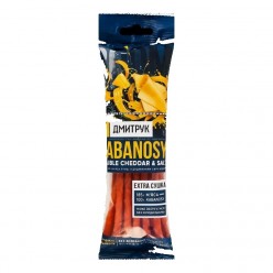 Кабаноси ONE BITE DOUBLE CHEDDAR&SALT з м'яса птиці з додаванням сиру Чеддер 0,04кг