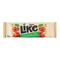 Цукерки Like з волоськими горіхами та молочною карамеллю ф.45г