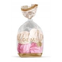 Зефір "Біло-рожевий" ТМ D.E.M.I. 245г, пакет